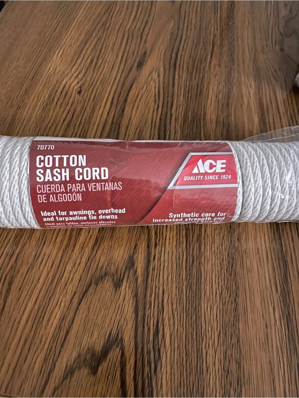 New 4-pack Mixed Lot Cotton Braided Cord Sash Cord Clothesline Mason Line Craft